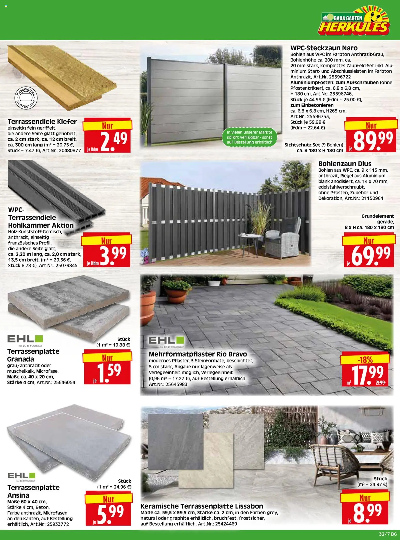 HERKULES Bau & Garten – gültig ab 03.08.2026 | Seite: 7