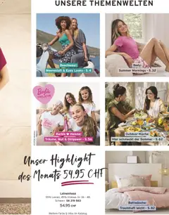 Tchibo aktionen ab 01.06.2026 gültig | Seite: 3 | Produkte: Leinenhose, Bettwäsche
