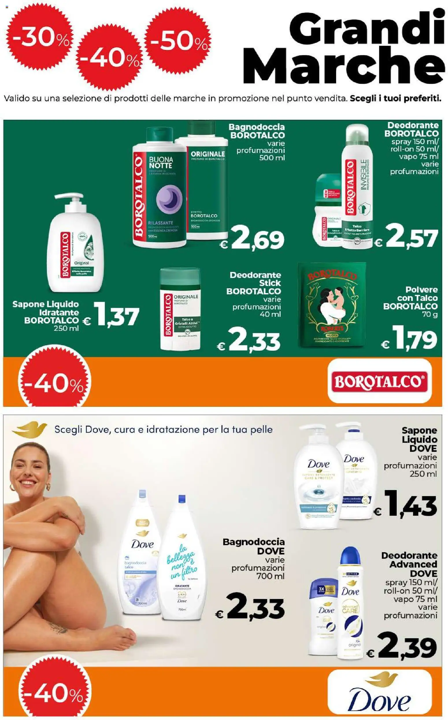 Volantino Ipercoop del 11/09/2026 | Pagina: 16 | Prodotti: Sapone, Deodorante, Talco, Profumo