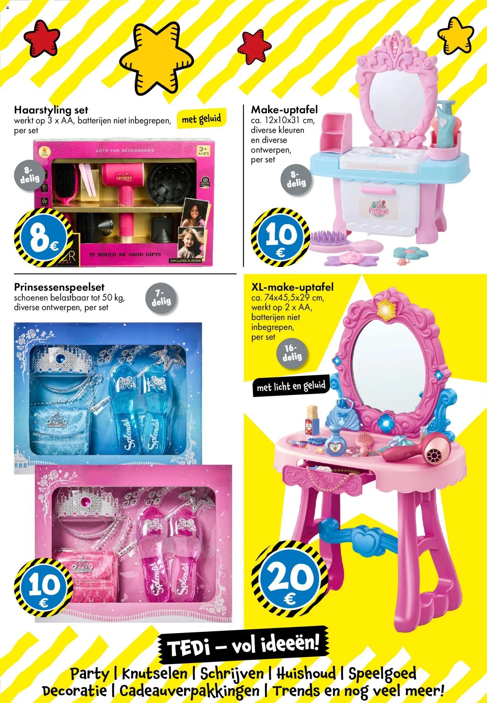 {H1} | Pagina: 19 | Producten: Geluid, Speelgoed, Decoratie, Batterijen