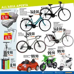 Anteprima del volantino Emisfero volantino valido a partire dal 30.04.2026 | Pagina: 31 | Prodotti: Bicicletta, Manometro, Batteria, Cestino