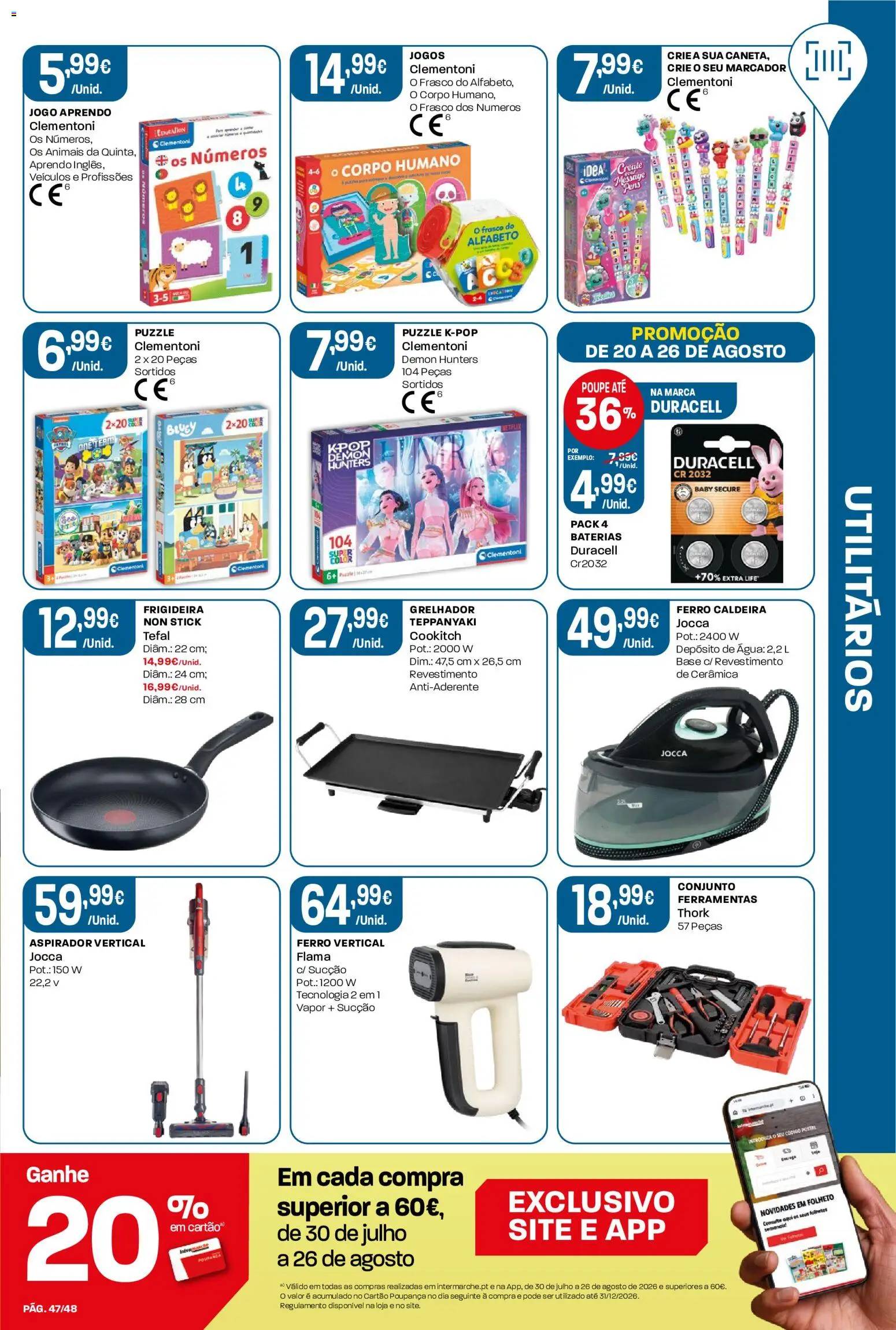 Intermarché folheto │ válido de 20/08/2026 | Página: 47