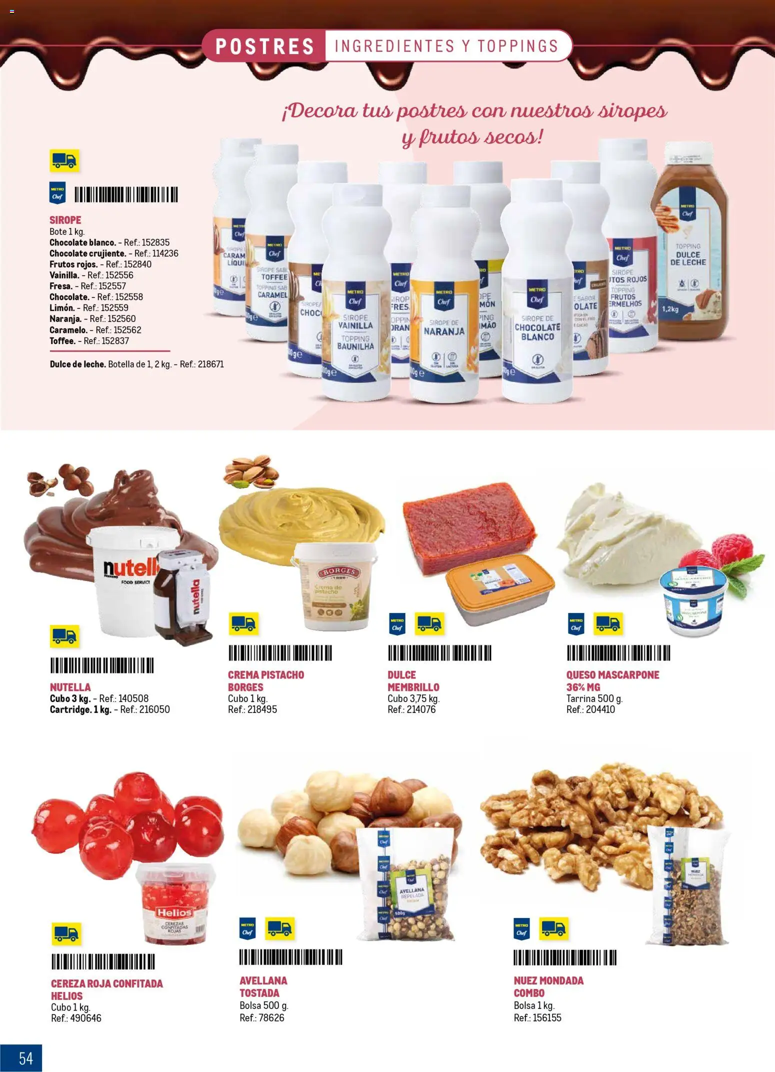 Makro Especial Catering Prat │ válido desde el 16.03.2026 | Página: 54 | Productos: Κρεμάστρα, Queso, Crema, Bolsa