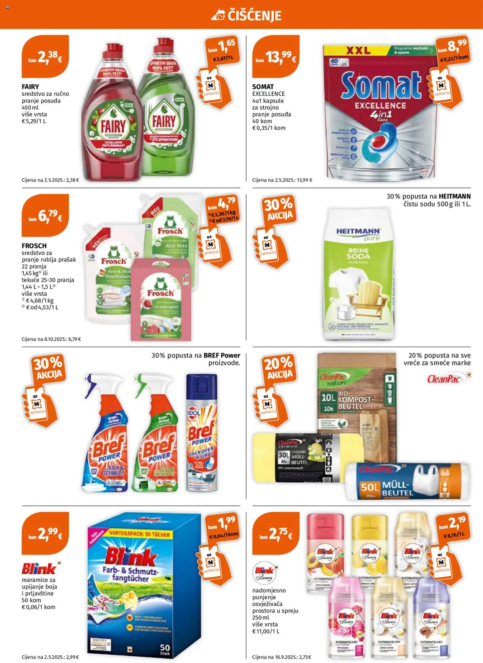 Müller katalog | vrijedi od 27.07.2026 | Stranica: 8 | Proizvodi: Vreće za smeće, Somat
