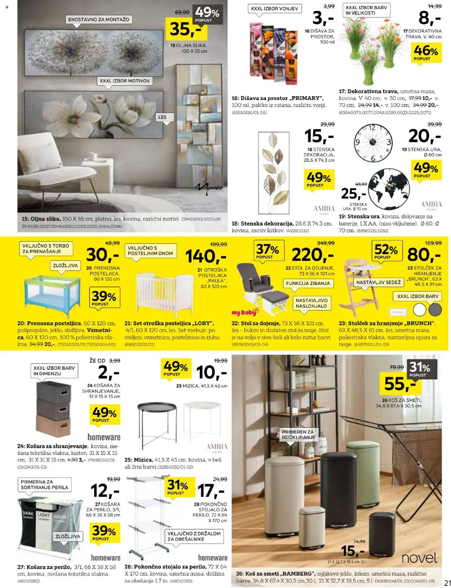 Novi XXXL Lesnina katalog ponudbe – veljaven od 29.06.2026 | Stran: 21