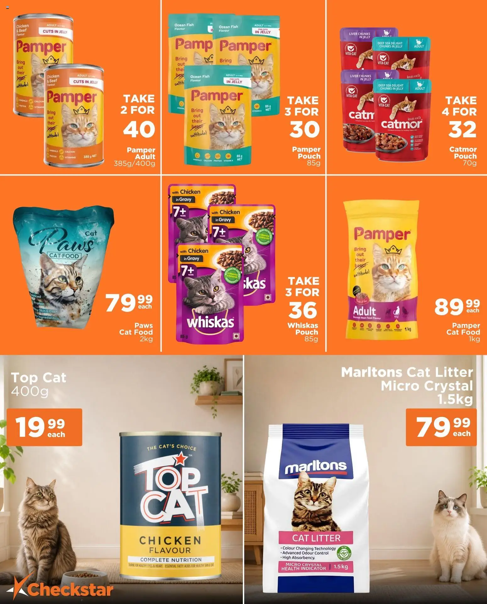 New Check Star catalogue – valid from 14/08/2026 | Page: 9 | Products: Protein, Chicken, Fish, Cat litter