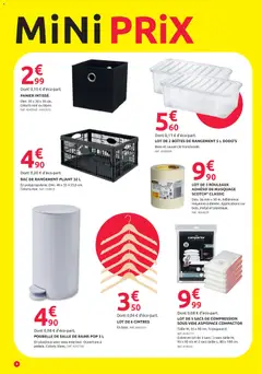 Mr. Bricolage - Prévisualisation de Mr. Bricolage catalogue valide à partir de 14/10/2026 | Page: 4 | Produits: Poubelle, Cintres, Panier, Boîtes de rangement
