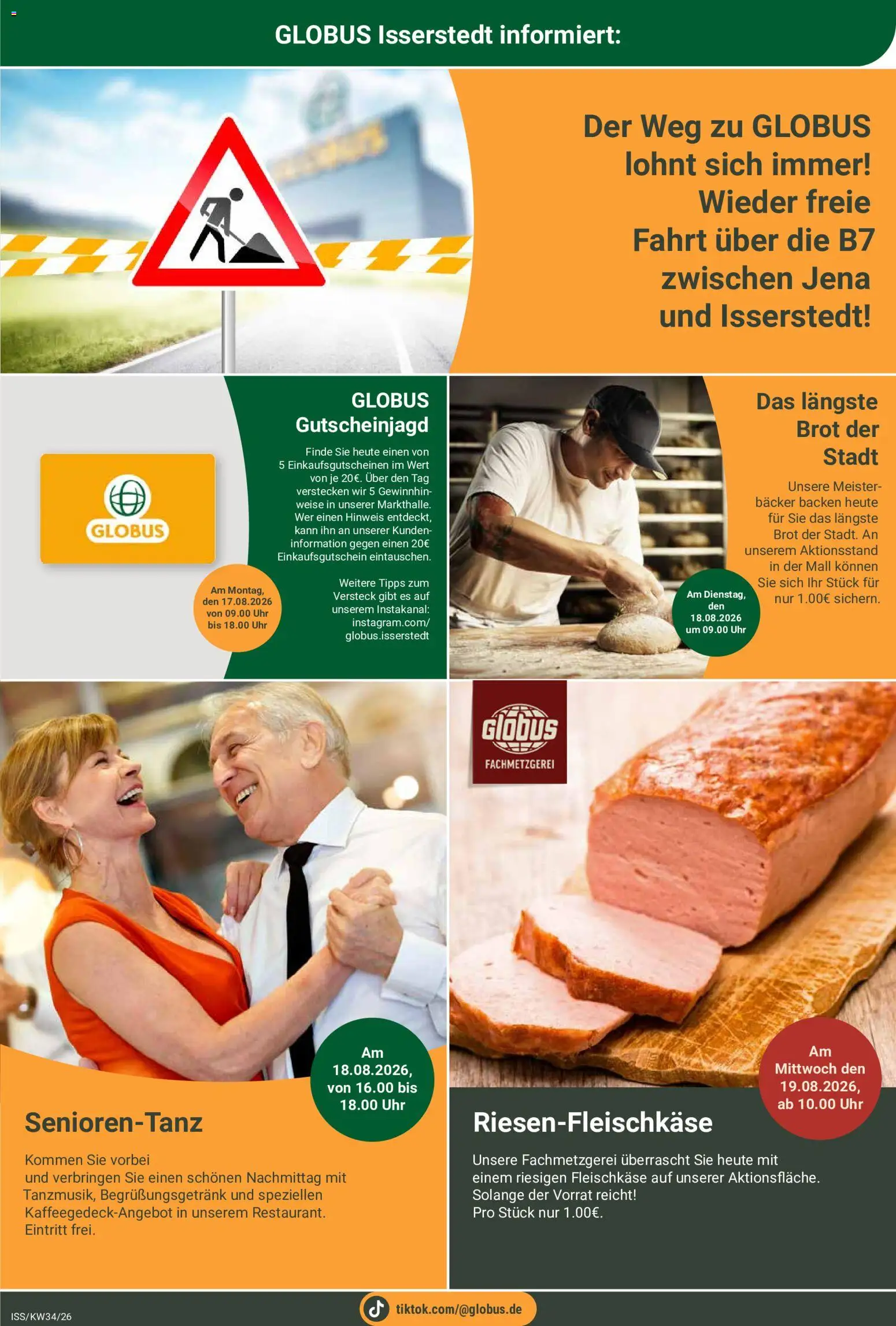 Globus Prospekt – gültig ab 17.08.2026 | Seite: 28 | Produkte: Brot, Uhr