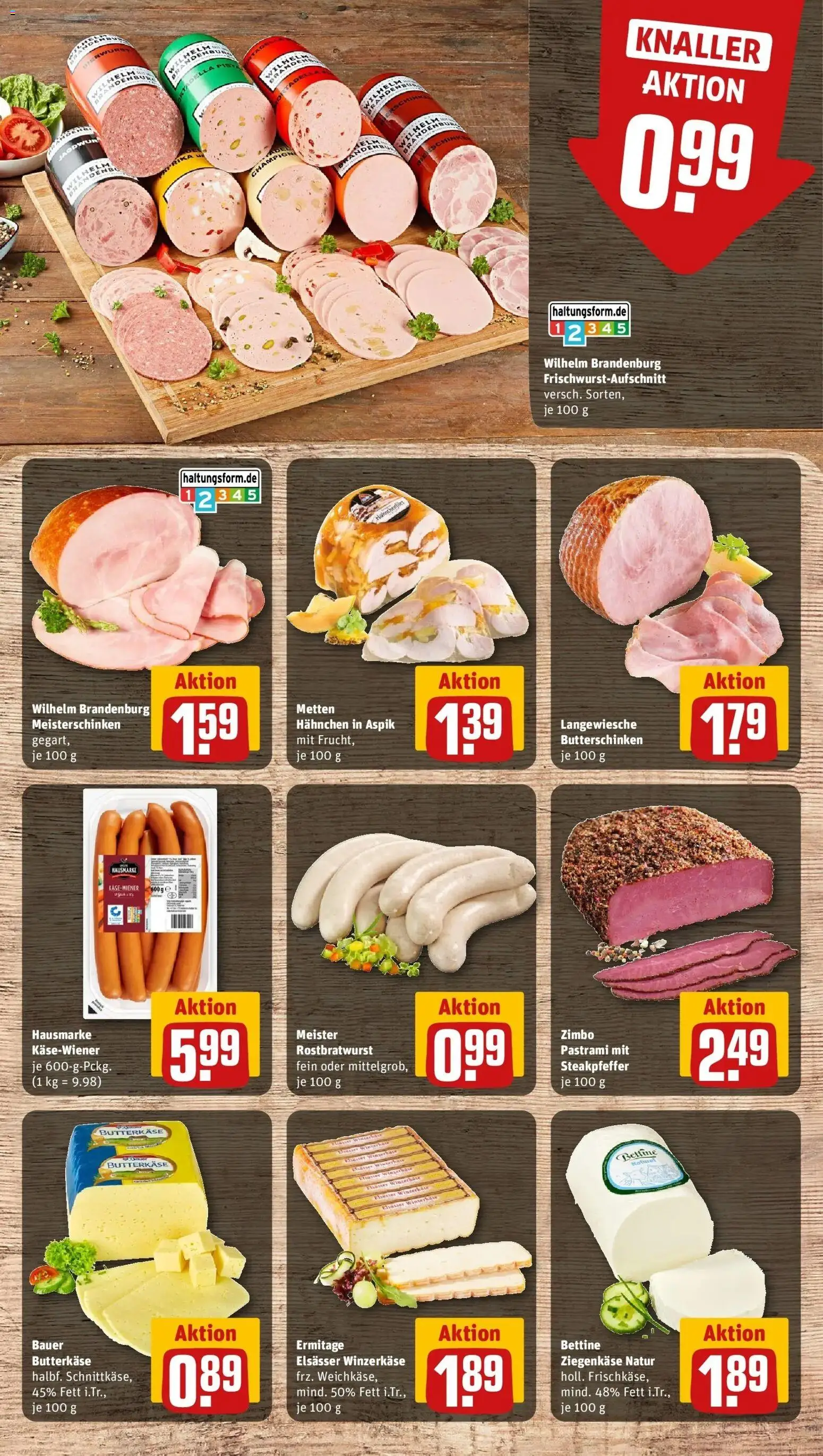 REWE Prospekt ab 03.08.2026 zum Blättern » Angebote | Seite: 10 | Produkte: Hahnchen, Ziegenkäse