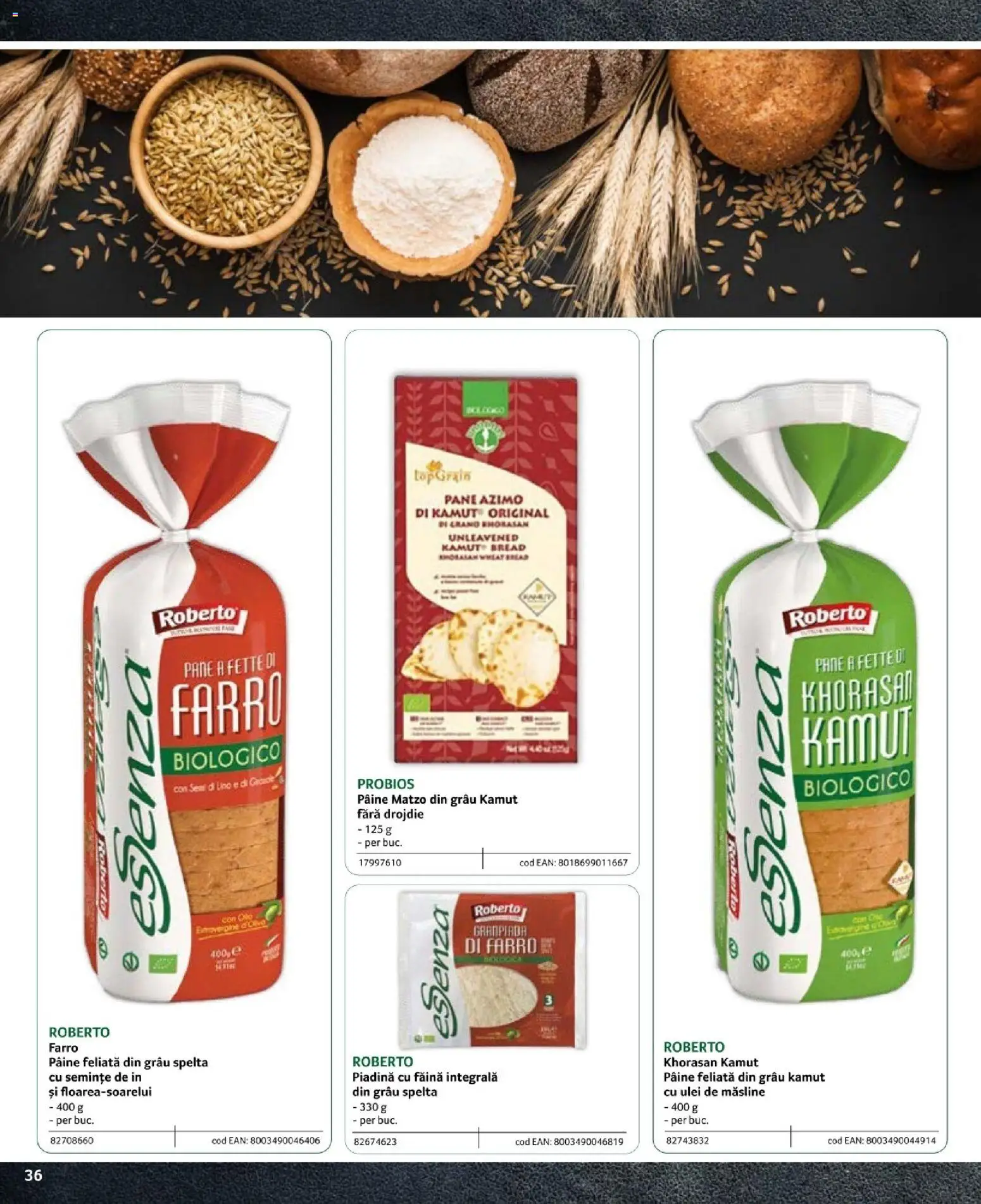 Noul catalog Selgros – valabil de la 09.02.2024 | Pagină: 36 | Produse: Măsline, Ulei, Pâine, Făină