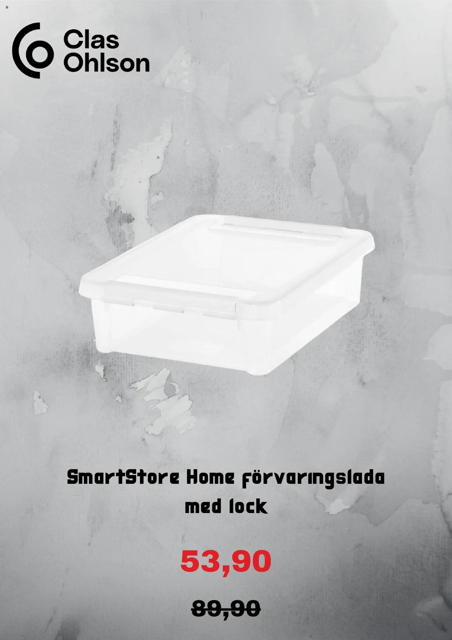 Clas Ohlson reklamblad aktuell från 01/09/2026 | Sida: 4 | Produkter: Lock, Förvaringslåda