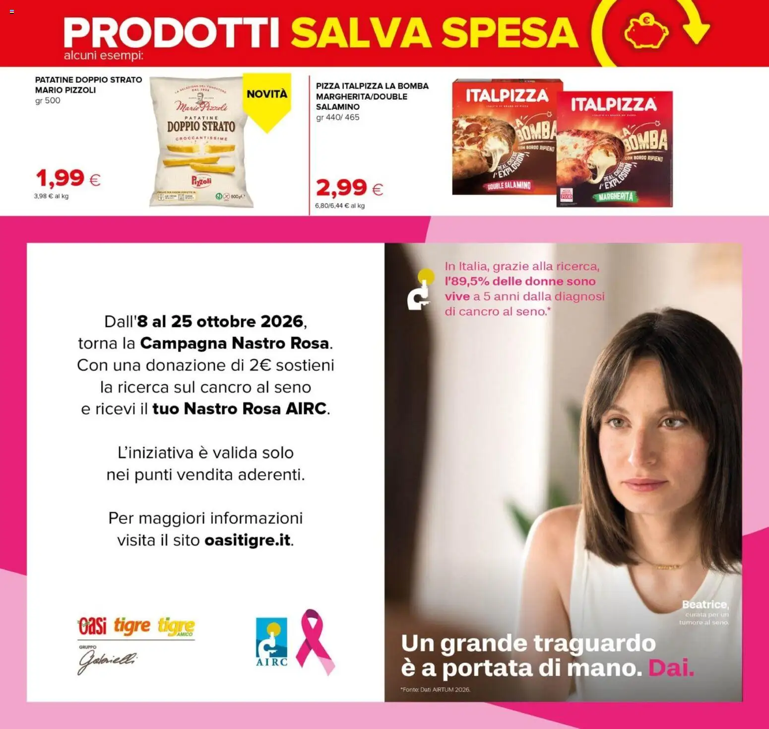 Volantino Tigre del 08/10/2026 | Pagina: 11 | Prodotti: Pizza, Patatine