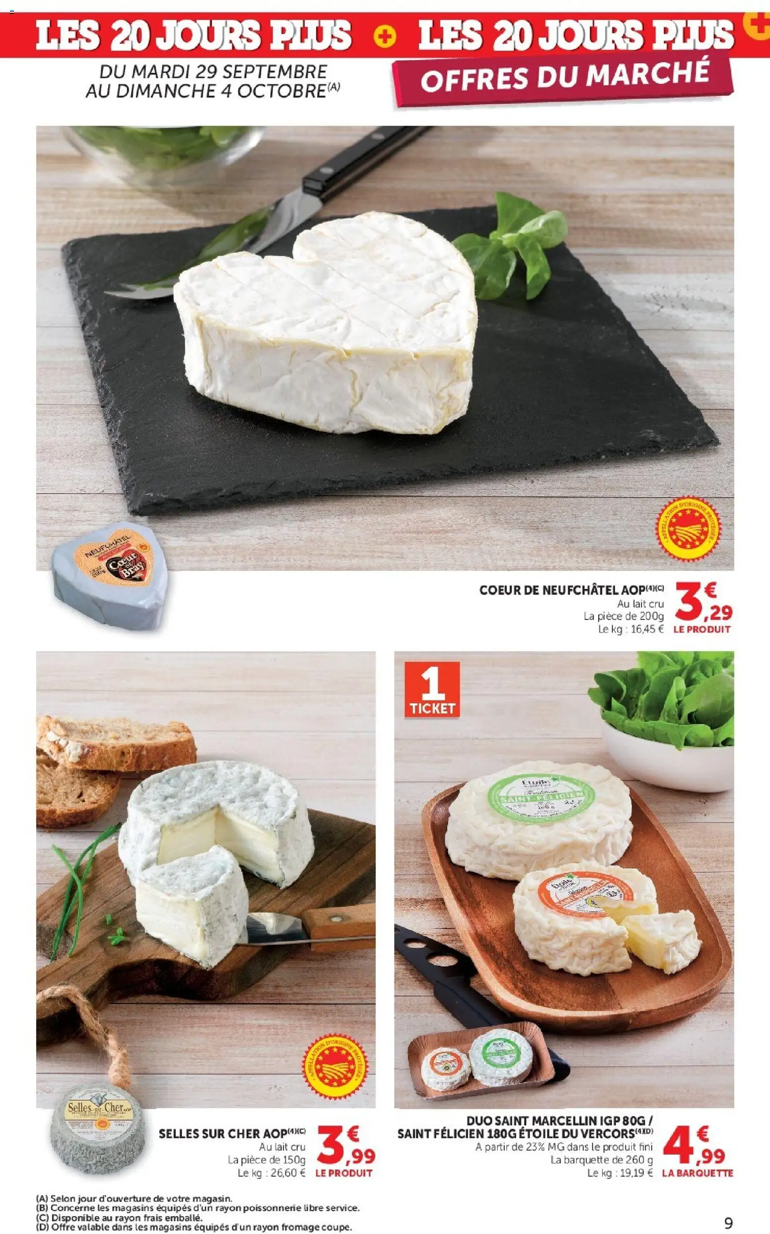 {H1} | Page: 9 | Produits: Poissonnerie, Lait, Fromage