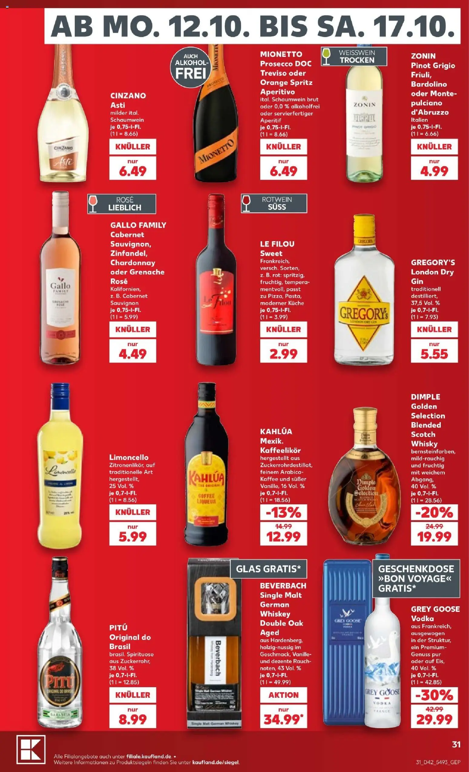 Kaufland Prospekt Stuttgart – gültig ab 12.10.2026 | Seite: 35 | Produkte: Milch, Schokolade, Lindor, Lindt