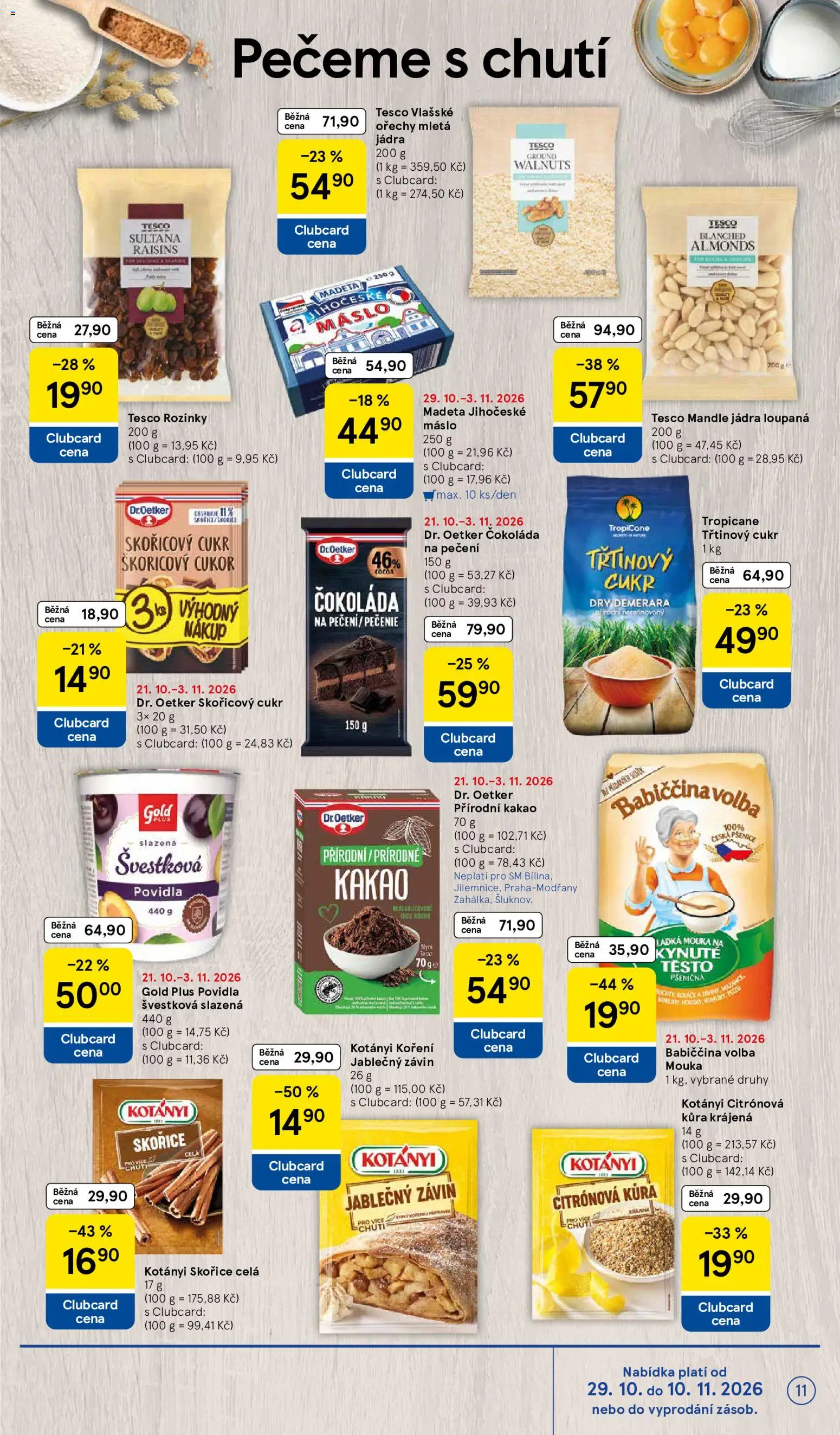 Tesco leták - Supermarket od 29.10.2026 | Strana: 11