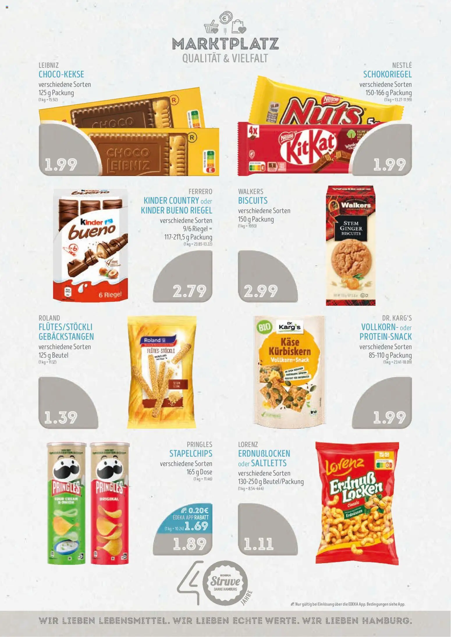 Edeka Struve Prospekt 	 – gültig ab 18.05.2026 | Seite: 11 | Produkte: Käse, Kinder bueno, Pringles, Kinder country
