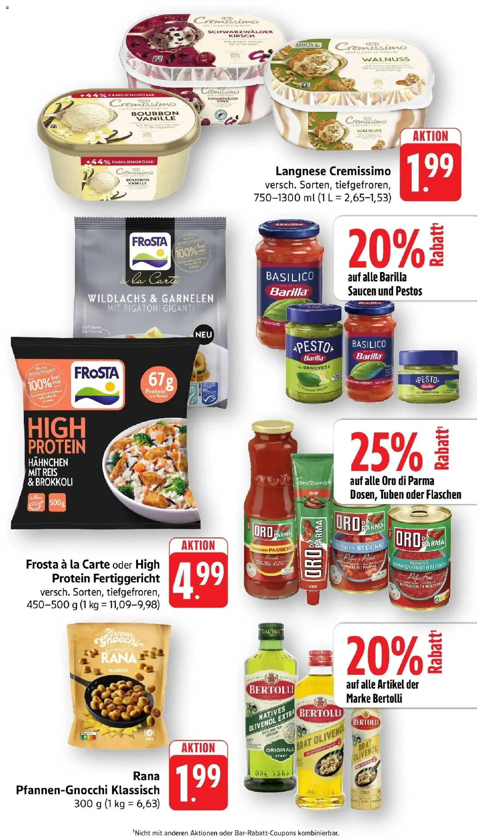 nah & gut Prospekt Sinsheim – gültig ab 27.07.2026 | Seite: 5 | Produkte: Cremissimo, Barilla, Frosta, Brokkoli