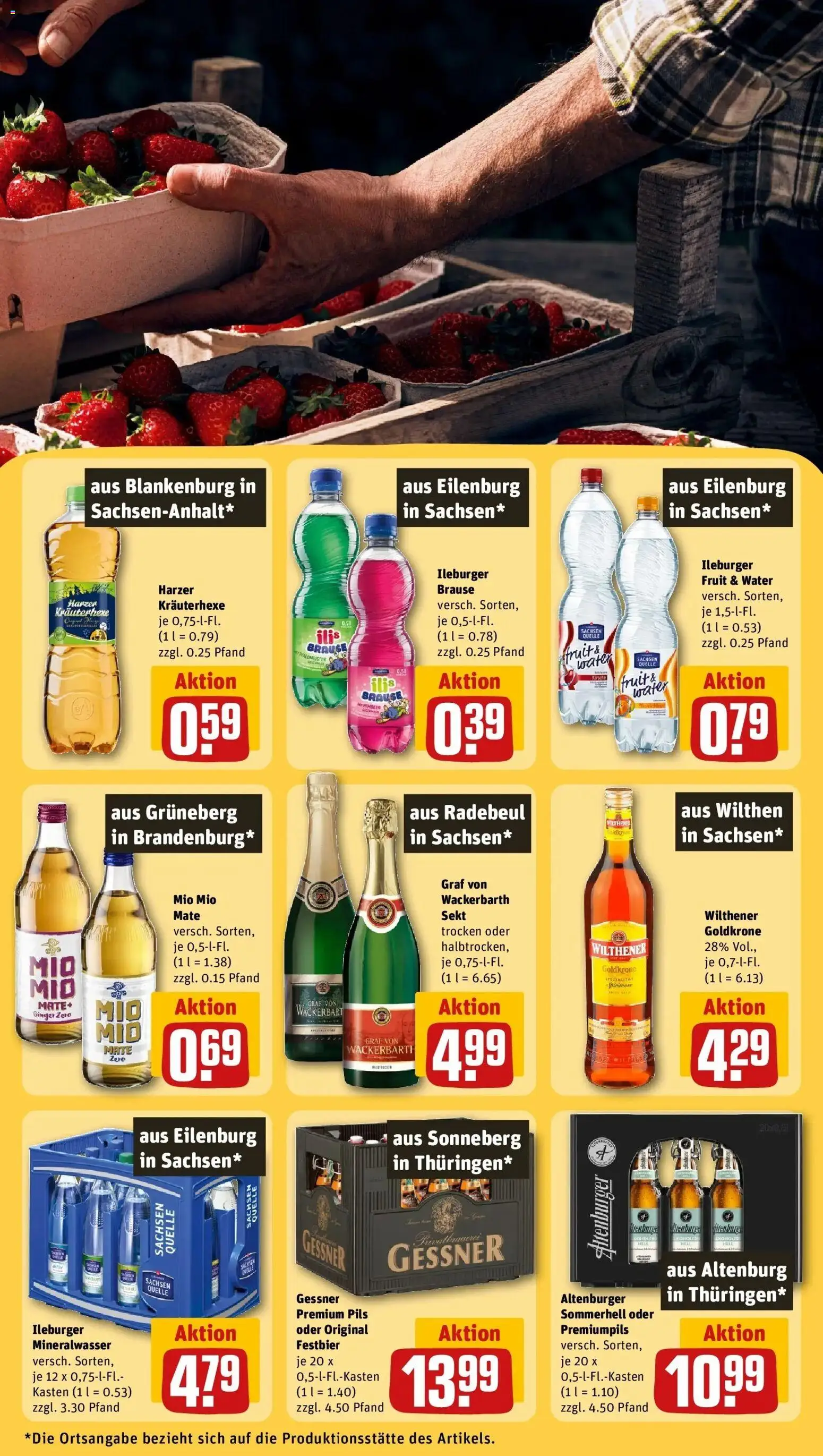 Rewe Prospekt Zwenkau	 – gültig ab 27.04.2026 | Seite: 21 | Produkte: Sekt, Pils, Mio mio mate, Mineralwasser
