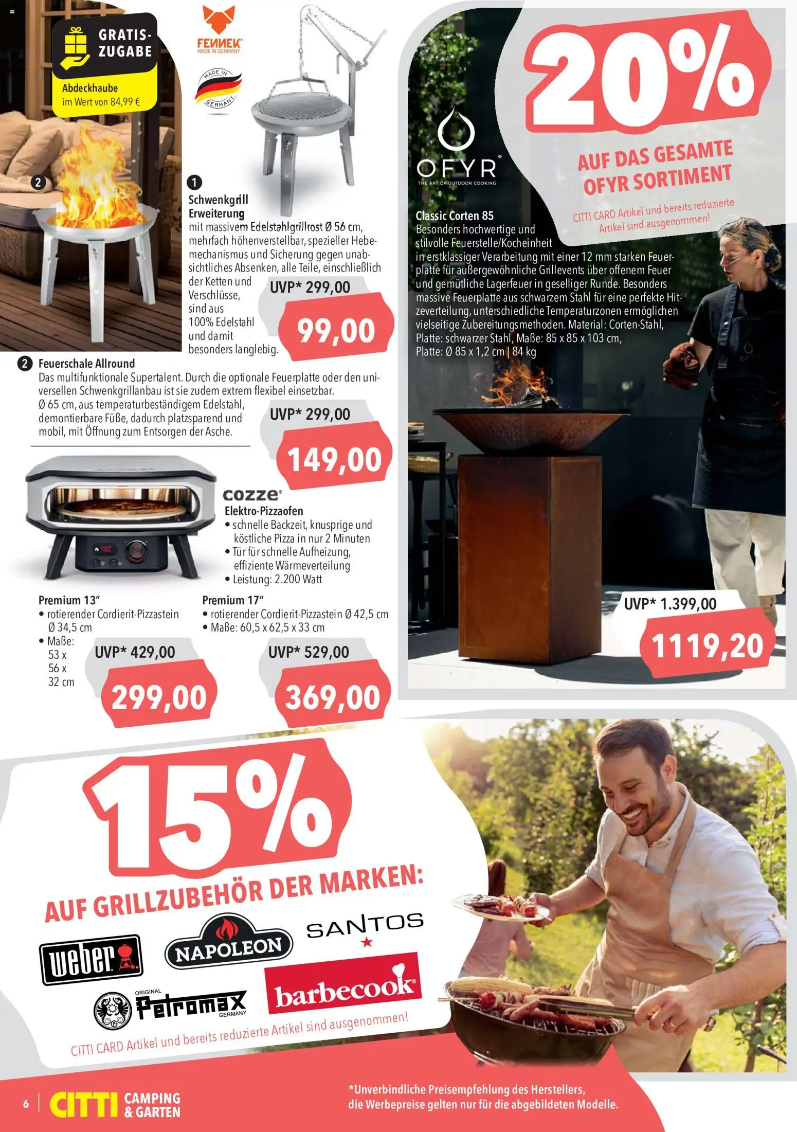 CITTI Markt Camping & Garten – gültig ab 29.07.2026 | Seite: 6 | Produkte: Tür, Pizza