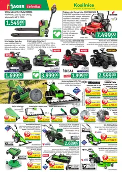 Jager katalog akcije – veljaven od 17.06.2026 | Stran: 3 | Izdelki: Teza, Kosilnica, Kos, Akumulator