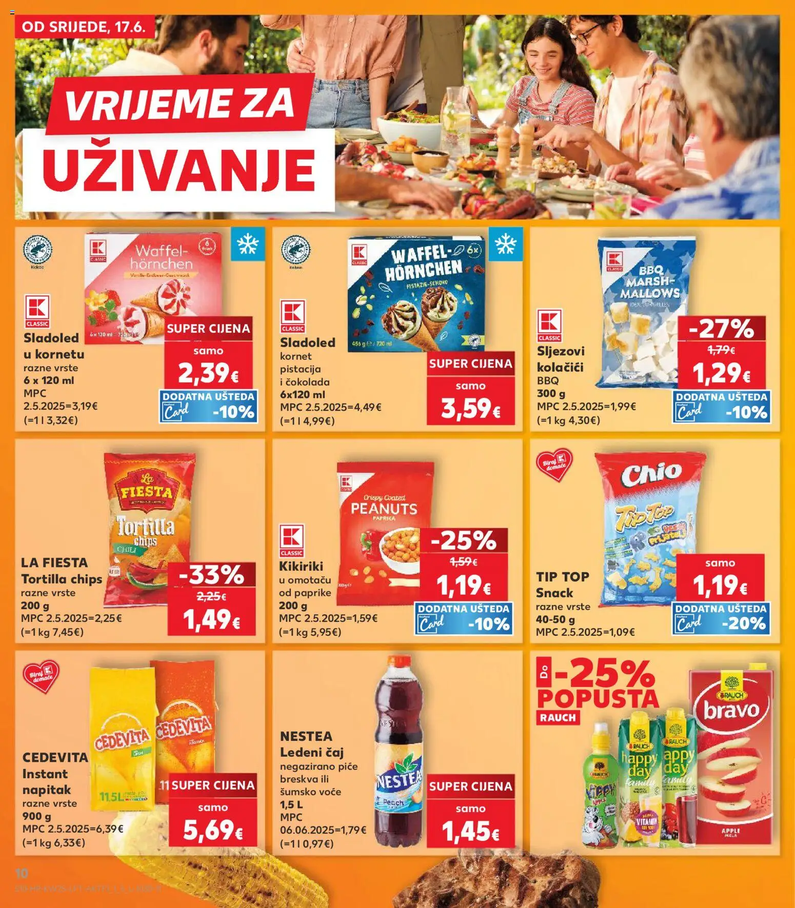 Kaufland katalog | vrijedi od 17.06.2026 | Stranica: 10 | Proizvodi: Šumsko voće, Sladoled, Voće, Kornet