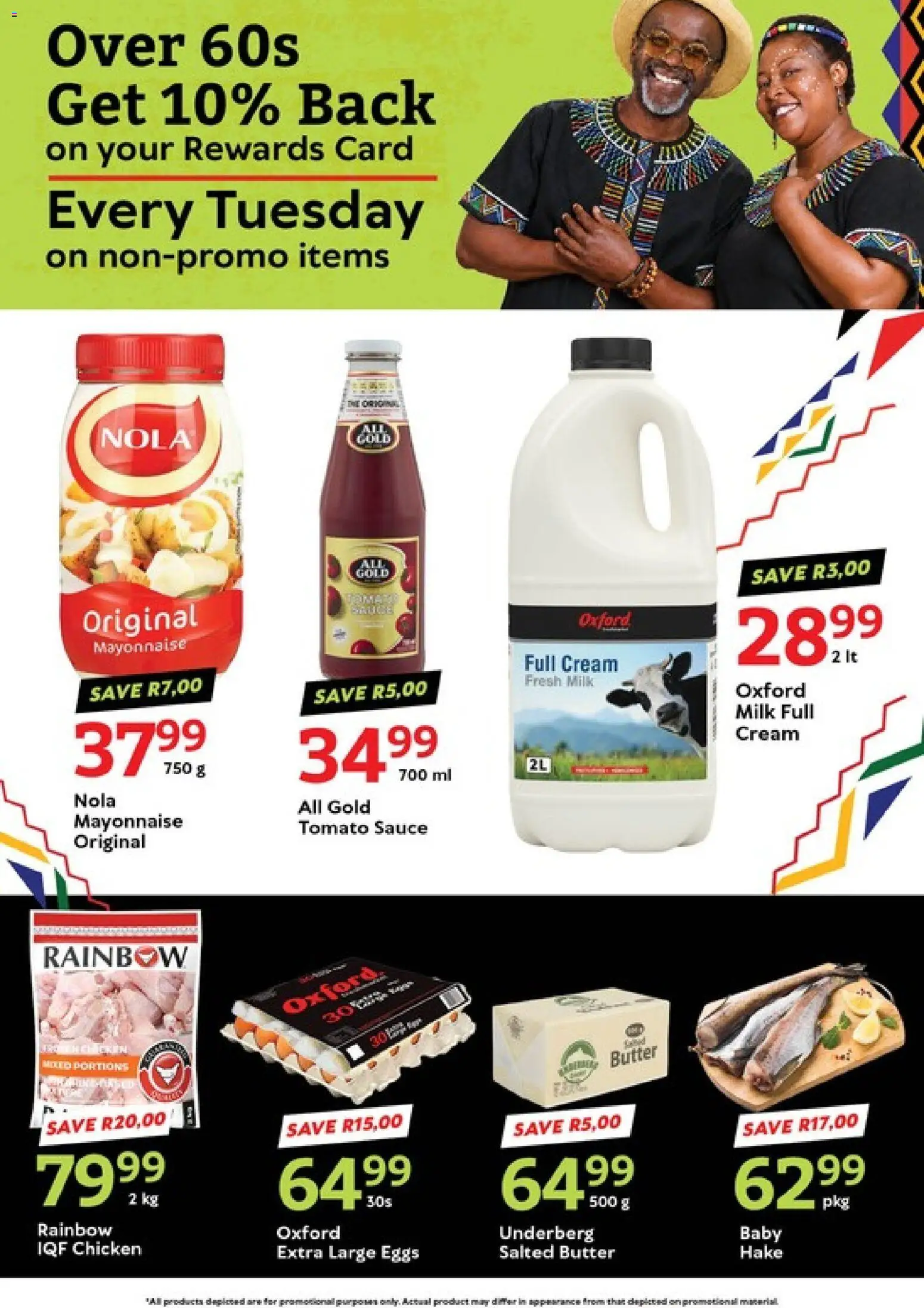 New Oxford Freshmarket catalogue – valid from 15/09/2026 | Page: 7 | Products: Milk, Butter, Chicken, Tomato sauce