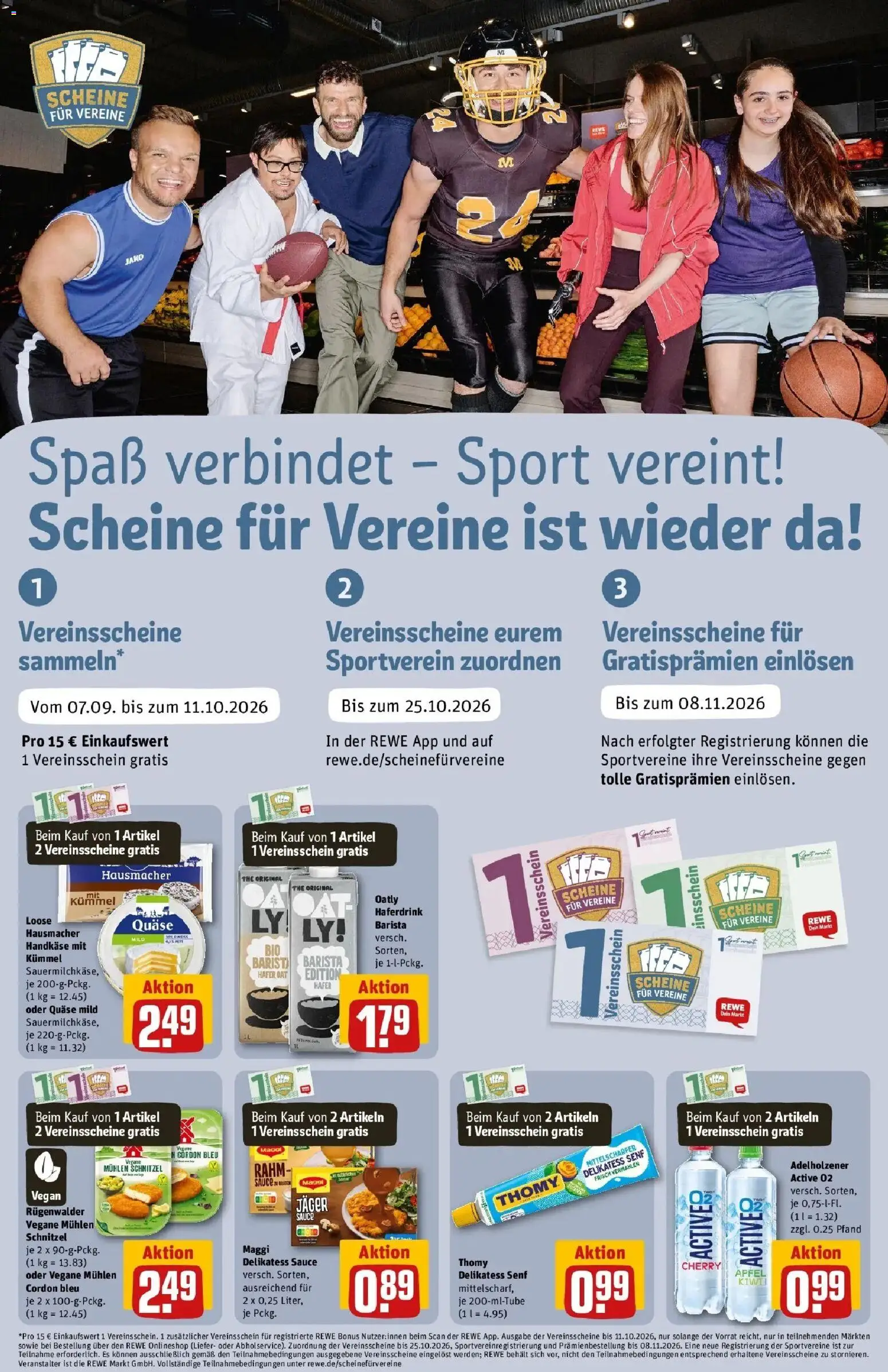 REWE Prospekt ab 07.09.2026 zum Blättern » Angebote | Seite: 14 | Produkte: Maggi, Adelholzener, Haferdrink, Oatly