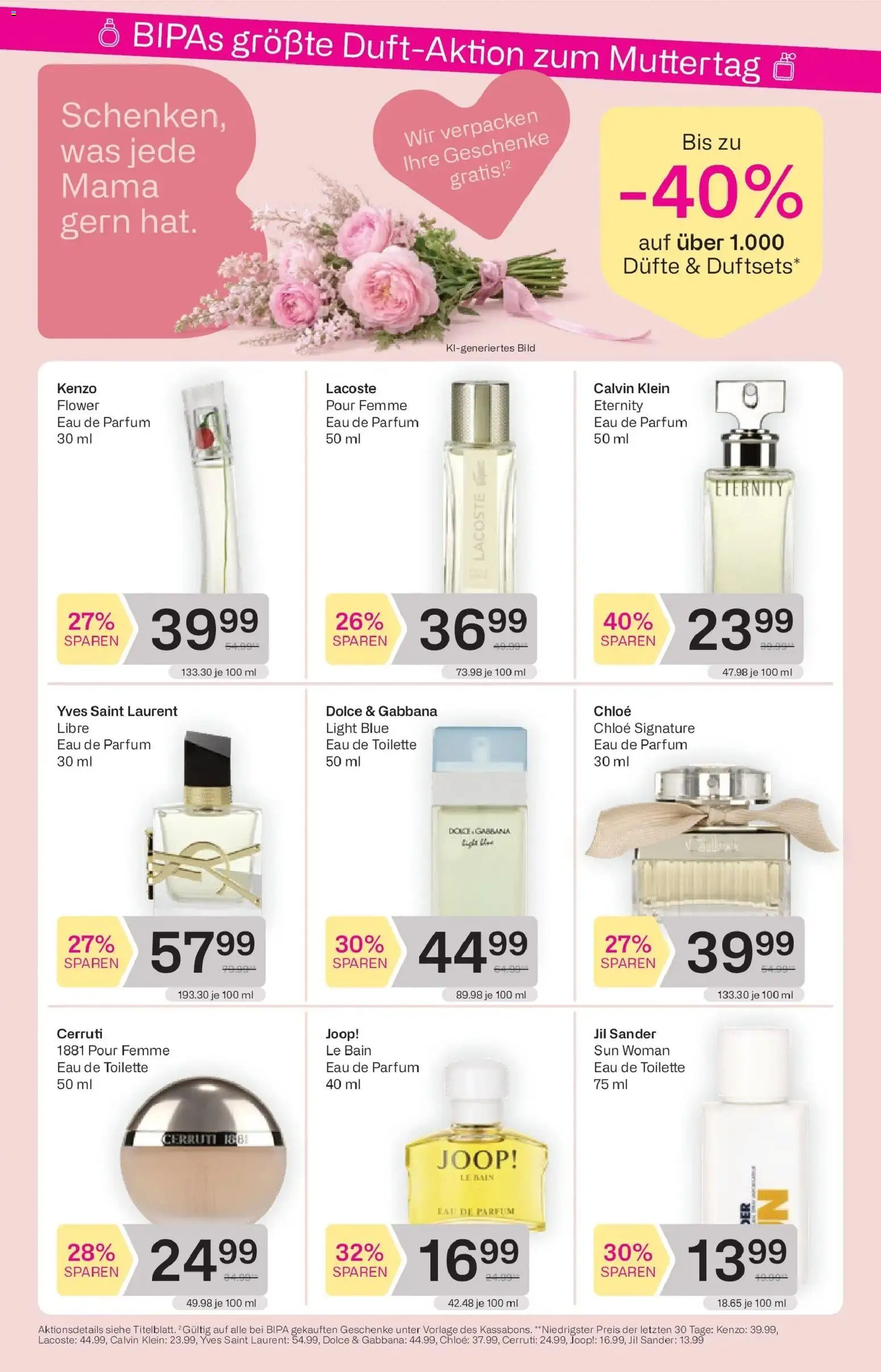 Bipa Linz, Wien, Güssing gültig ab 30.04.2026 | Seite: 2 | Produkte: Toilette, Parfüm, Eau de Toilette