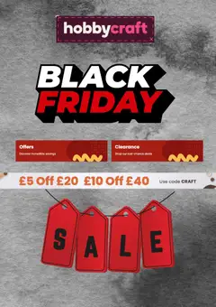 Preview of Hobbycraft Black friday advice valid from 20/10/2026