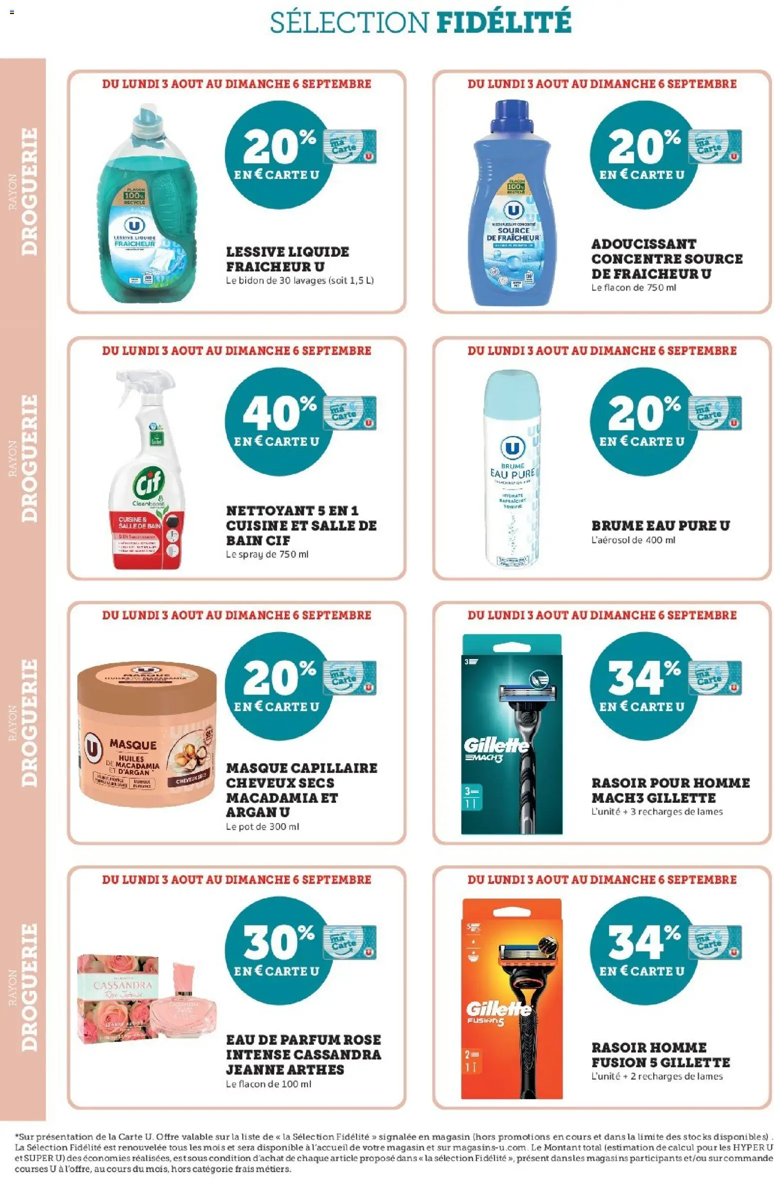 {H1} | Page: 10 | Produits: Rasoir, Masque capillaire, Lessive Liquide, Lessive