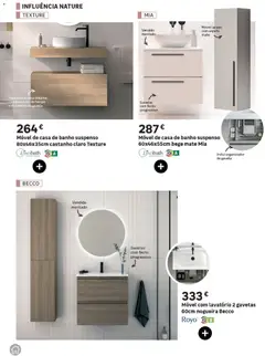 Pré-visualização Leroy Merlin Catálogo de Casa de Banho Madeira válido de 28/05/2026 | Página: 22 | Produtos: Lavatório, Casa de banho, Banho, Organizador