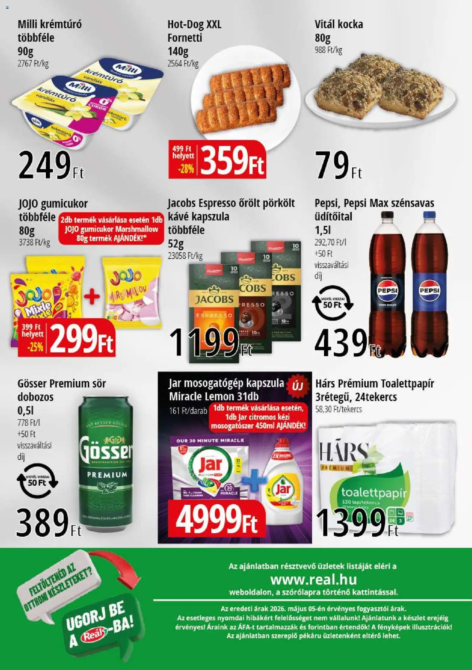 Reál akciós ujság - amely érvényes a következő dátumtól: 14.05.2026 | Oldal: 2