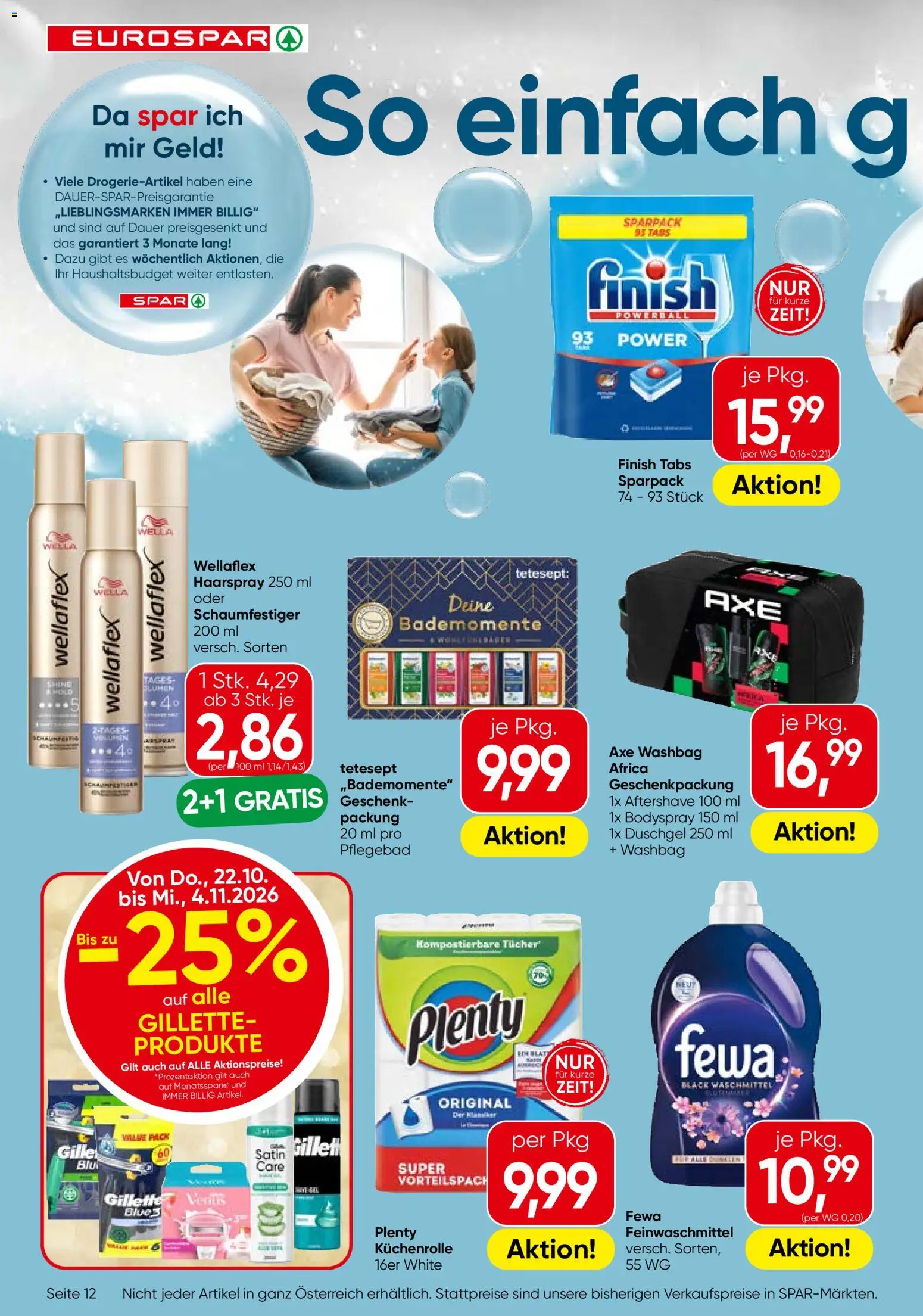 Eurospar Flugblatt gültig ab 22.10.2026 | Seite: 12