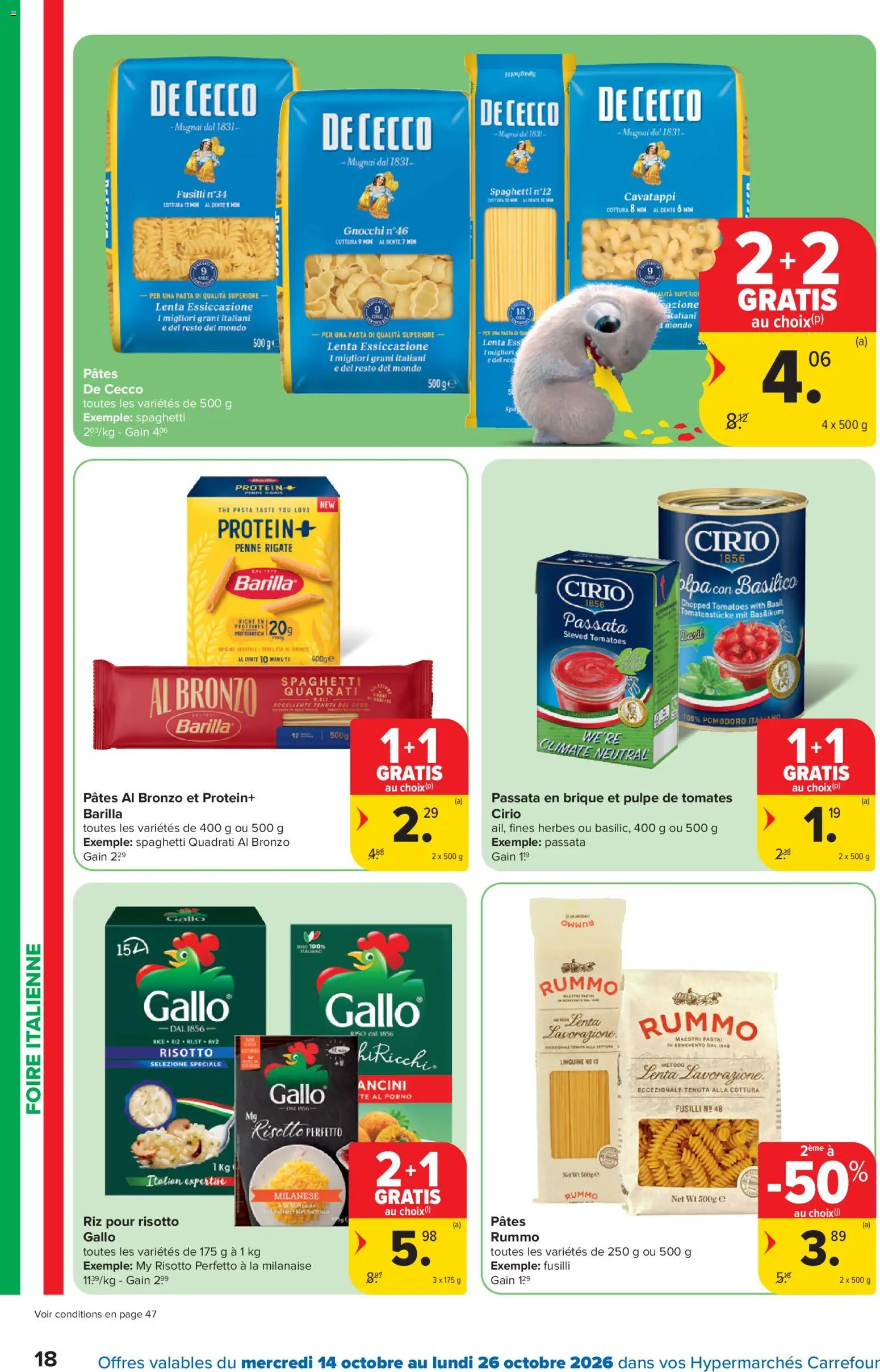 {H1} | Pagina: 18 | Producten: Gnocchi, Pasta, Passata, La
