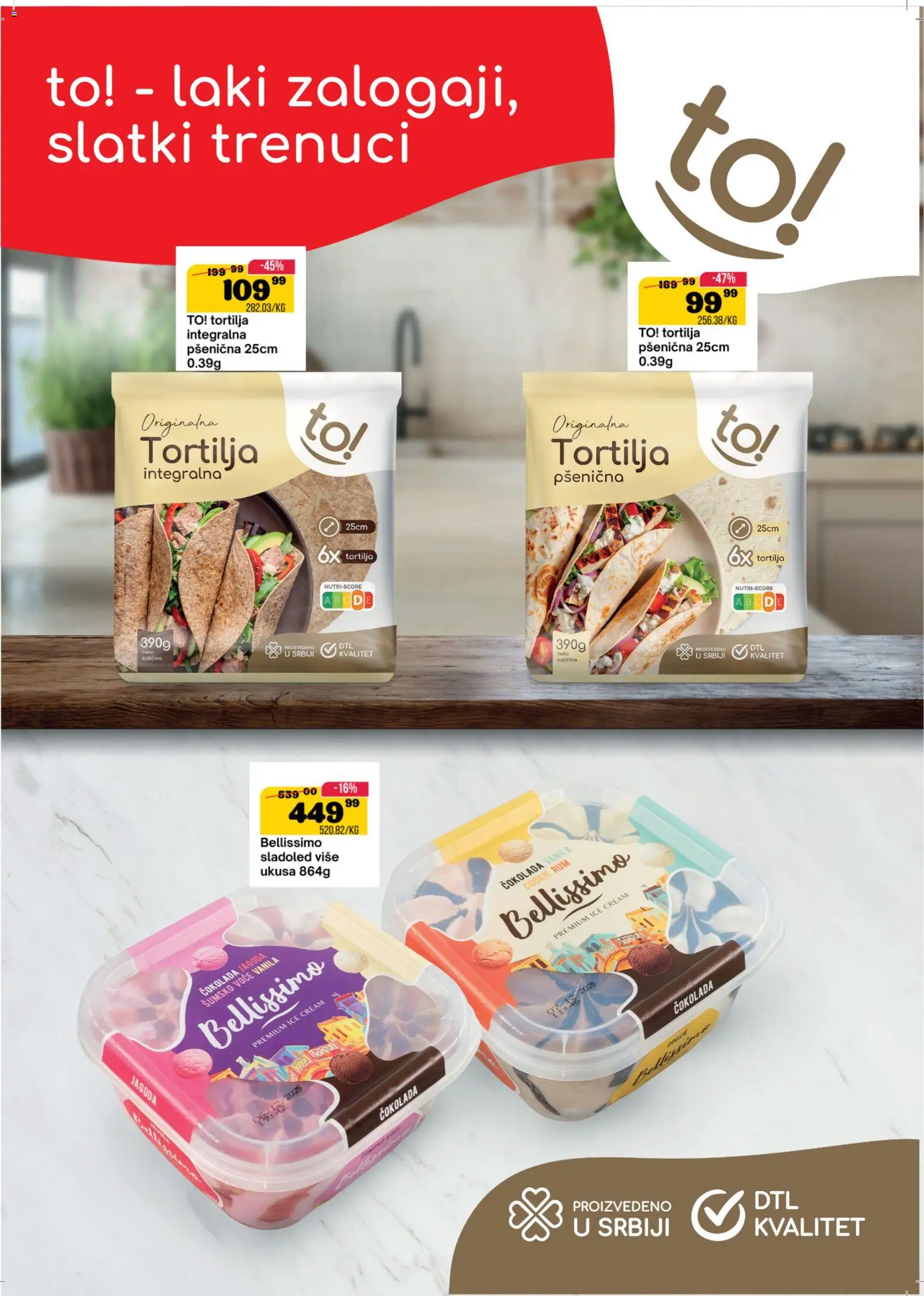 Senta Promet katalog - važi od 12.08.2026 | Strana: 2 | Proizvode: Tortilja, Šumsko voće, Vanila, Čokolada