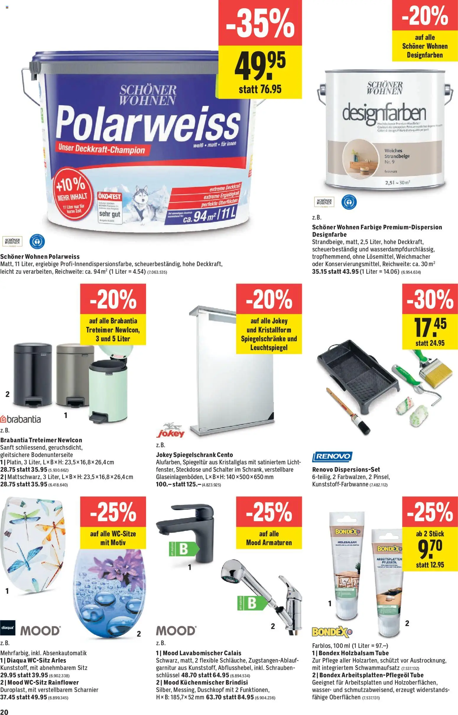 Jumbo aktionen – gültig ab 04.06.2026 | Seite: 20 | Produkte: Spiegelschrank, Steckdose, Wasser