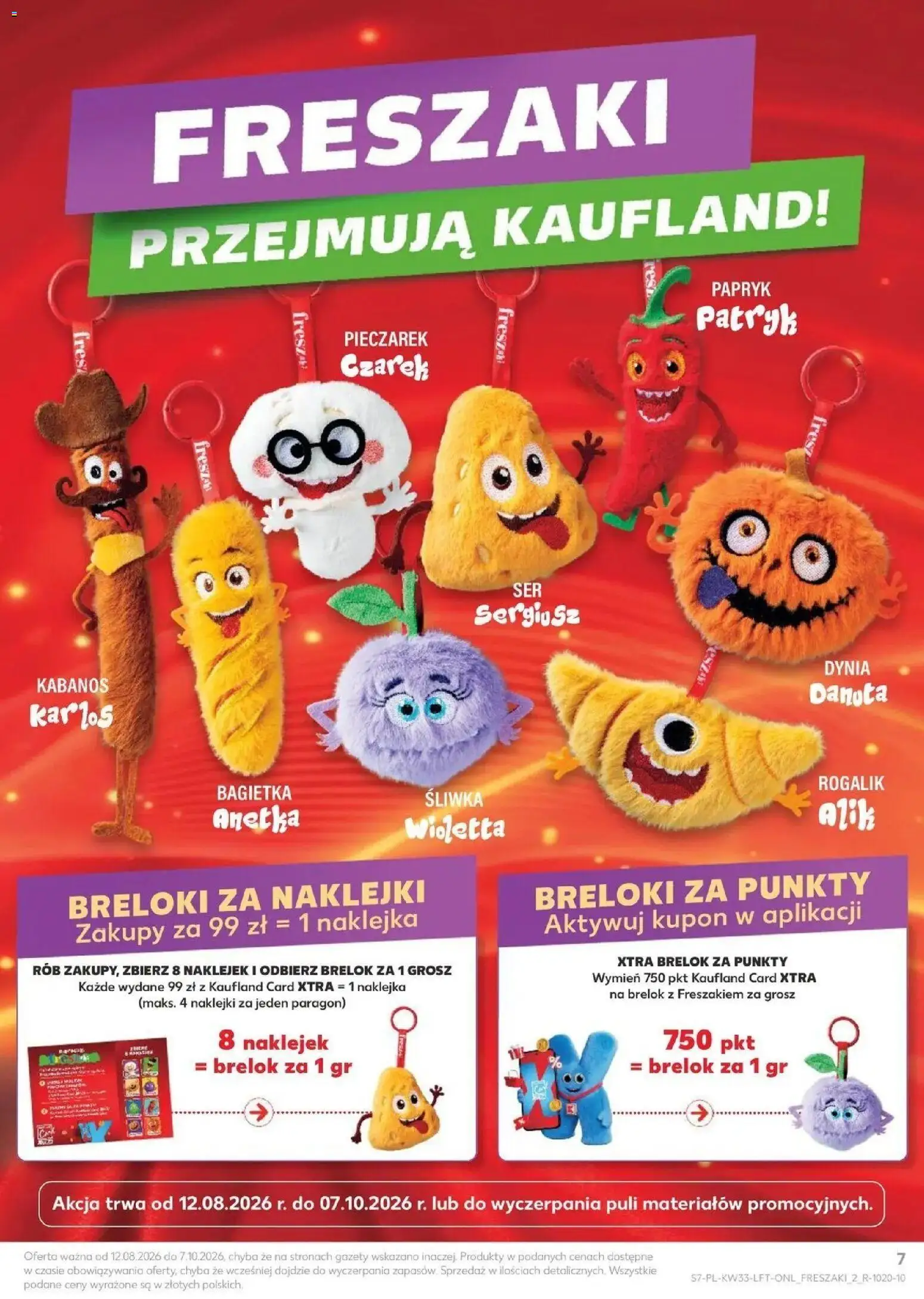 Kaufland - Kaufland Gazetka Tygodnia ważne do 19.08 od 12.08.2026 - od jutra PDF | Strona: 7 | Produkty: Gazety, Kabanos, Bagietka, Ser
