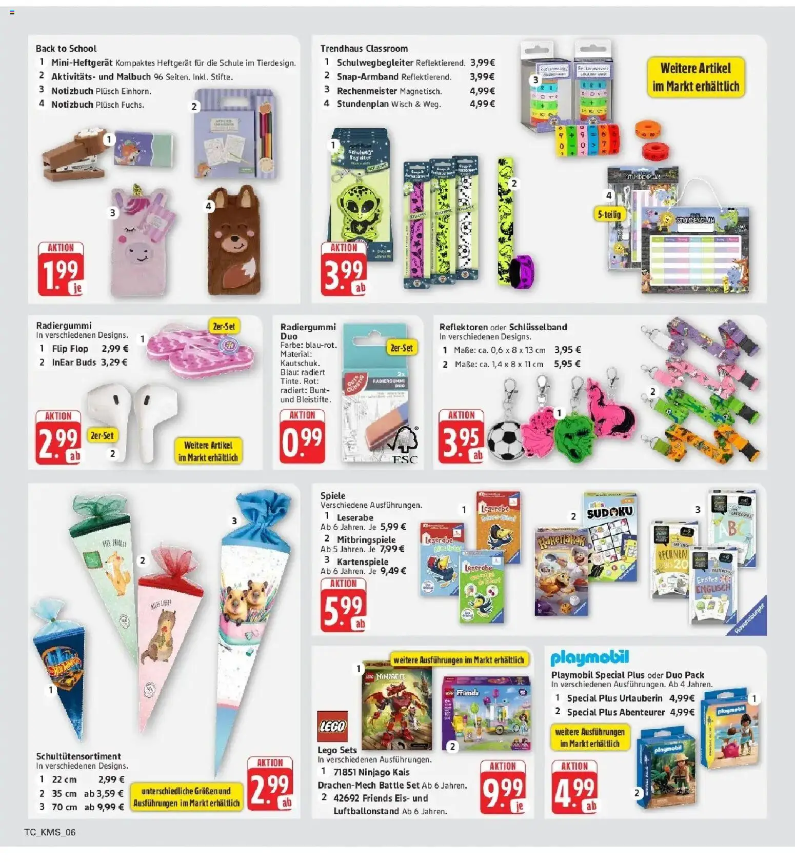 Edeka Prospekt Stuttgart - Feuerbach (ab 14.09.2026) » Angebote Online | Seite: 65 | Produkte: Eis, Notizbuch