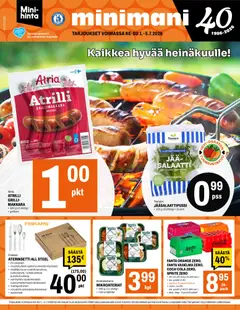 Minimani-mainoslehti voimassa 01/07/2026 alkaen