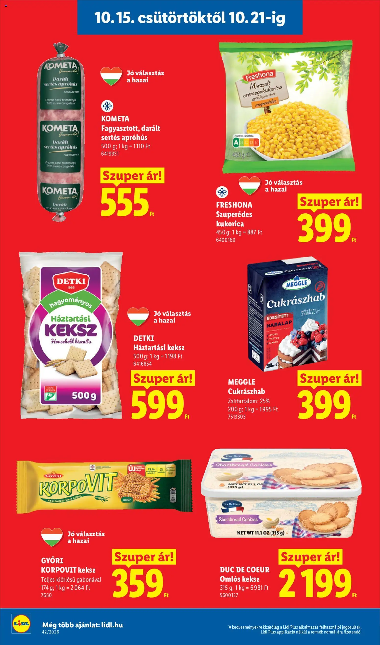 Lidl akciós ujság - amely érvényes a következő dátumtól: 2026.10.15. | Oldal: 16