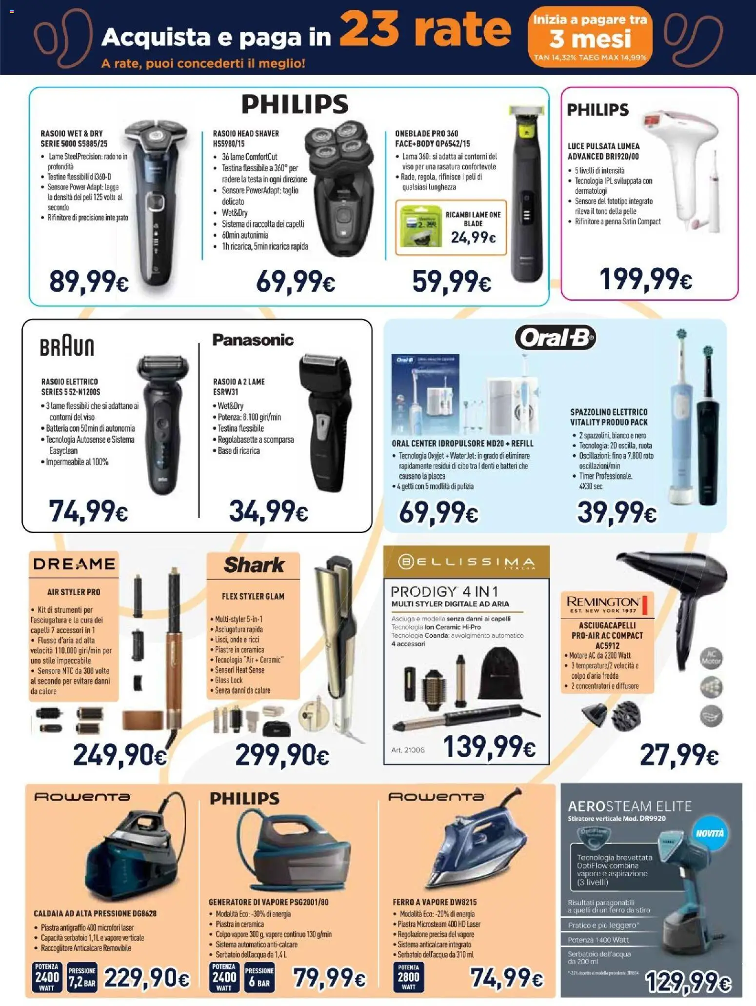 Volantino Unieuro del 07/09/2026 | Pagina: 31 | Prodotti: Anticalcare, Taglio, Contorni, Ferro da stiro