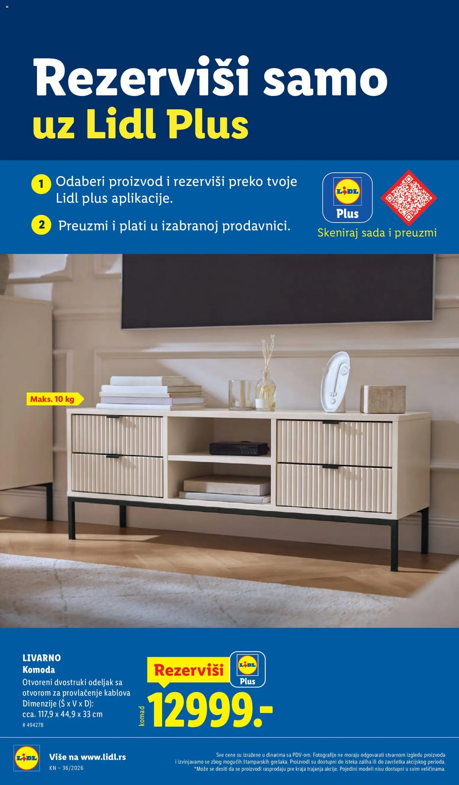 Lidl katalog - važi od 03.09.2026 | Strana: 96 | Proizvode: Komoda