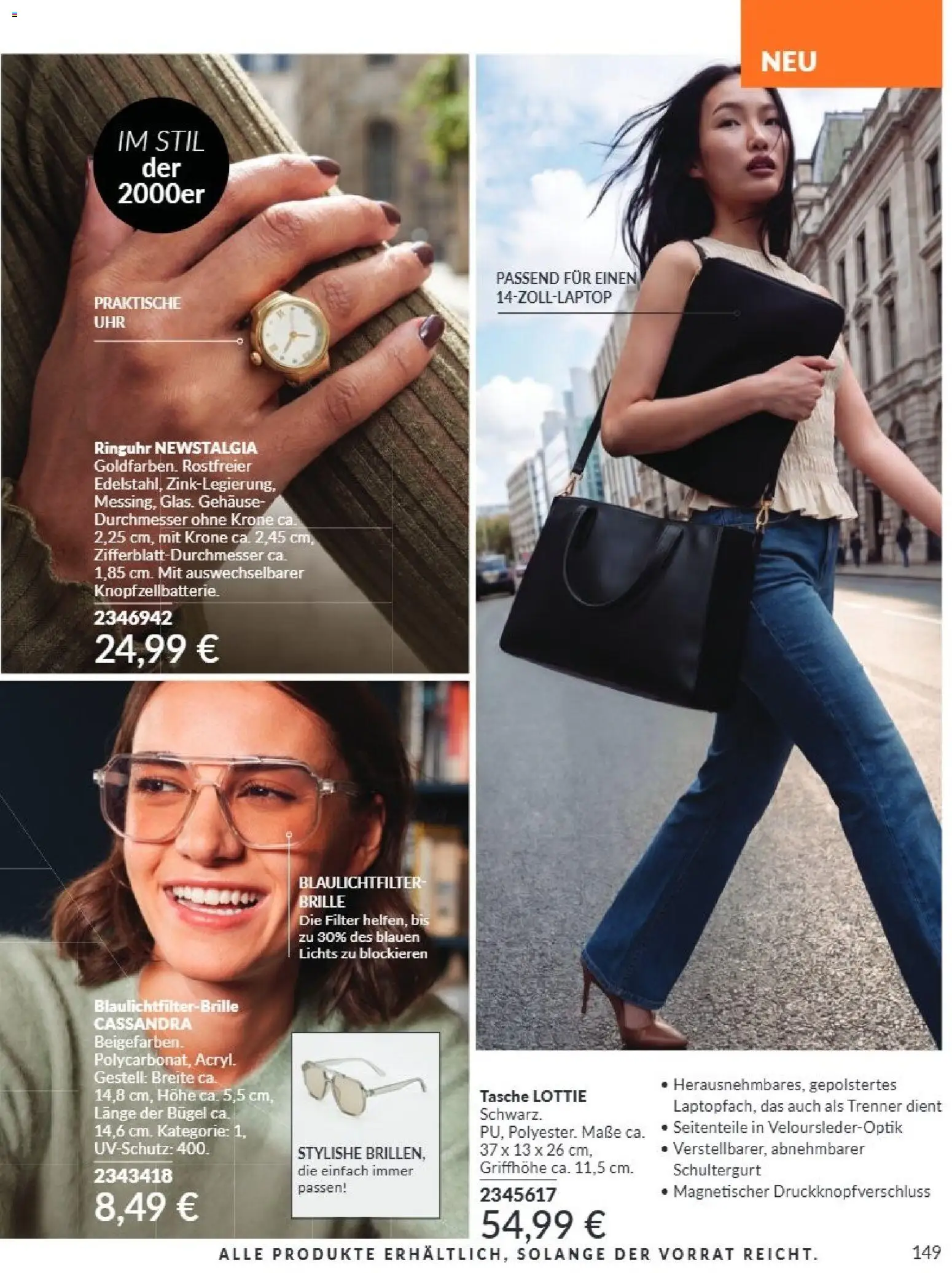 AVON Katalog September 2026 – gültig ab 01.09.2026 | Seite: 145 | Produkte: Tasche, Brille