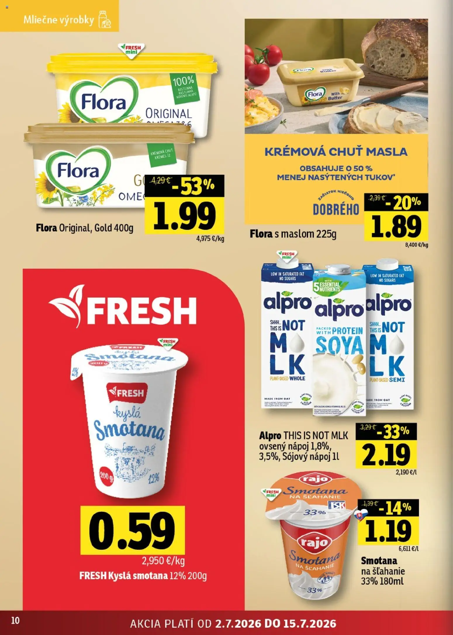 Nové Fresh akcie – leták je platný od 02.07.2026 | Strana: 10