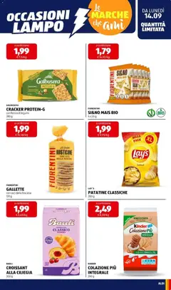 Anteprima del volantino Aldi volantino valido a partire dal 14/09/2026 | Pagina: 15 | Prodotti: Legumi, Patatine, Ceci, Mais