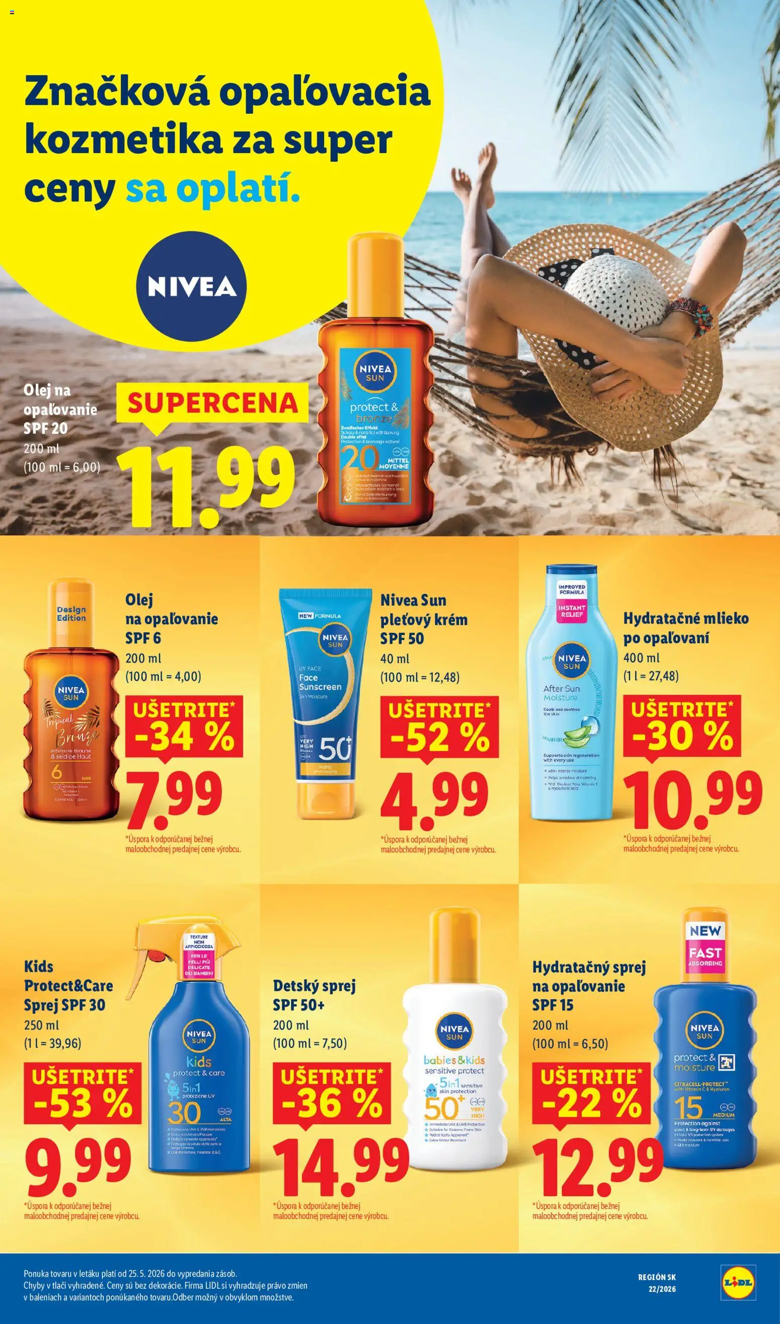 Nové Lidl akcie – leták je platný od 08.06.2026 | Strana: 75 | Produkty: Mlieko, Olej, Nivea, Krém