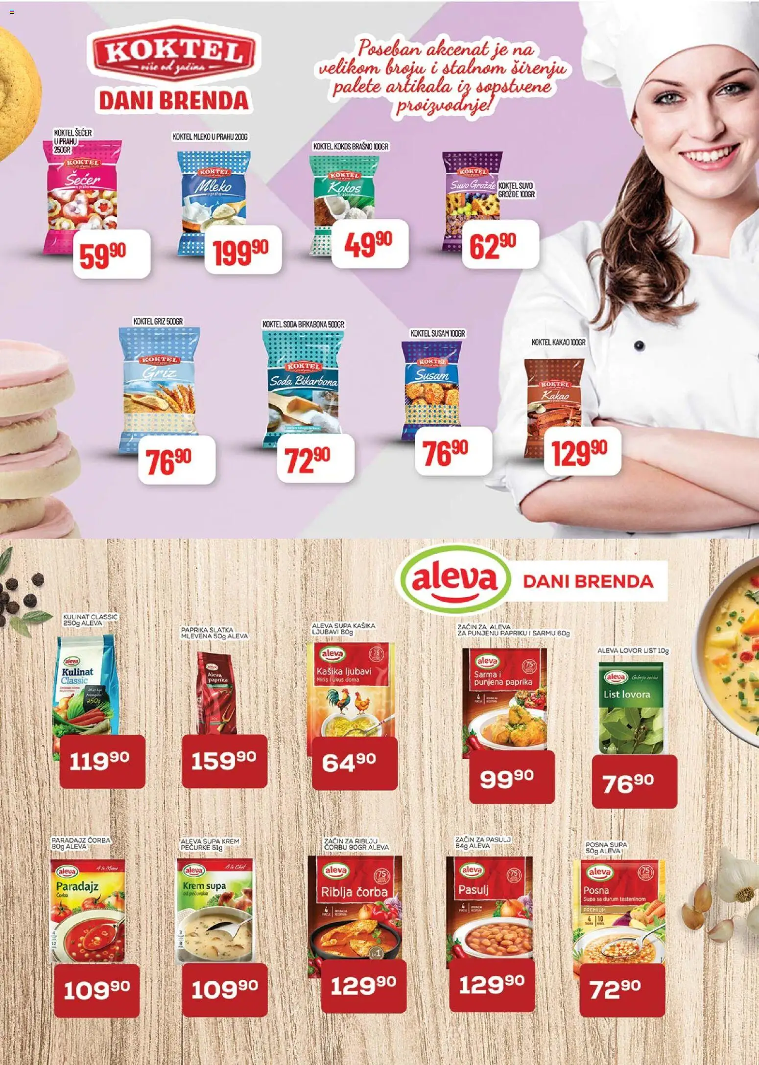Medius katalog - važi od 07.04.2026 | Strana: 15 | Proizvode: Kakao, Suvo grožđe, List, Krem