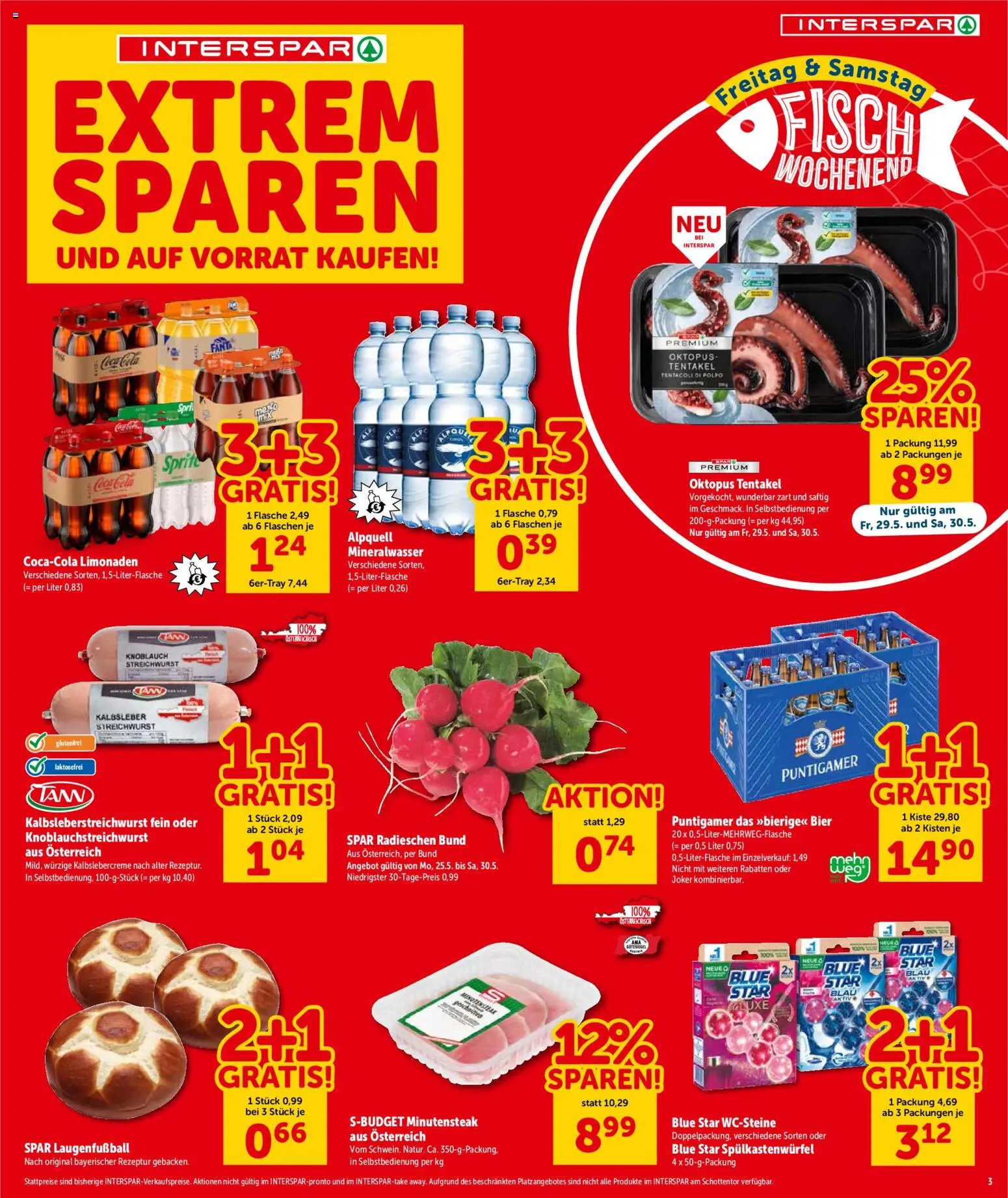 Interspar Flugblatt - Kärnten gültig ab 29.05.2026 | Seite: 3 | Produkte: Knoblauch, Bier, Fisch