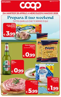 Anteprima del volantino COOP volantino Sicilia valido a partire dal 28.04.2026