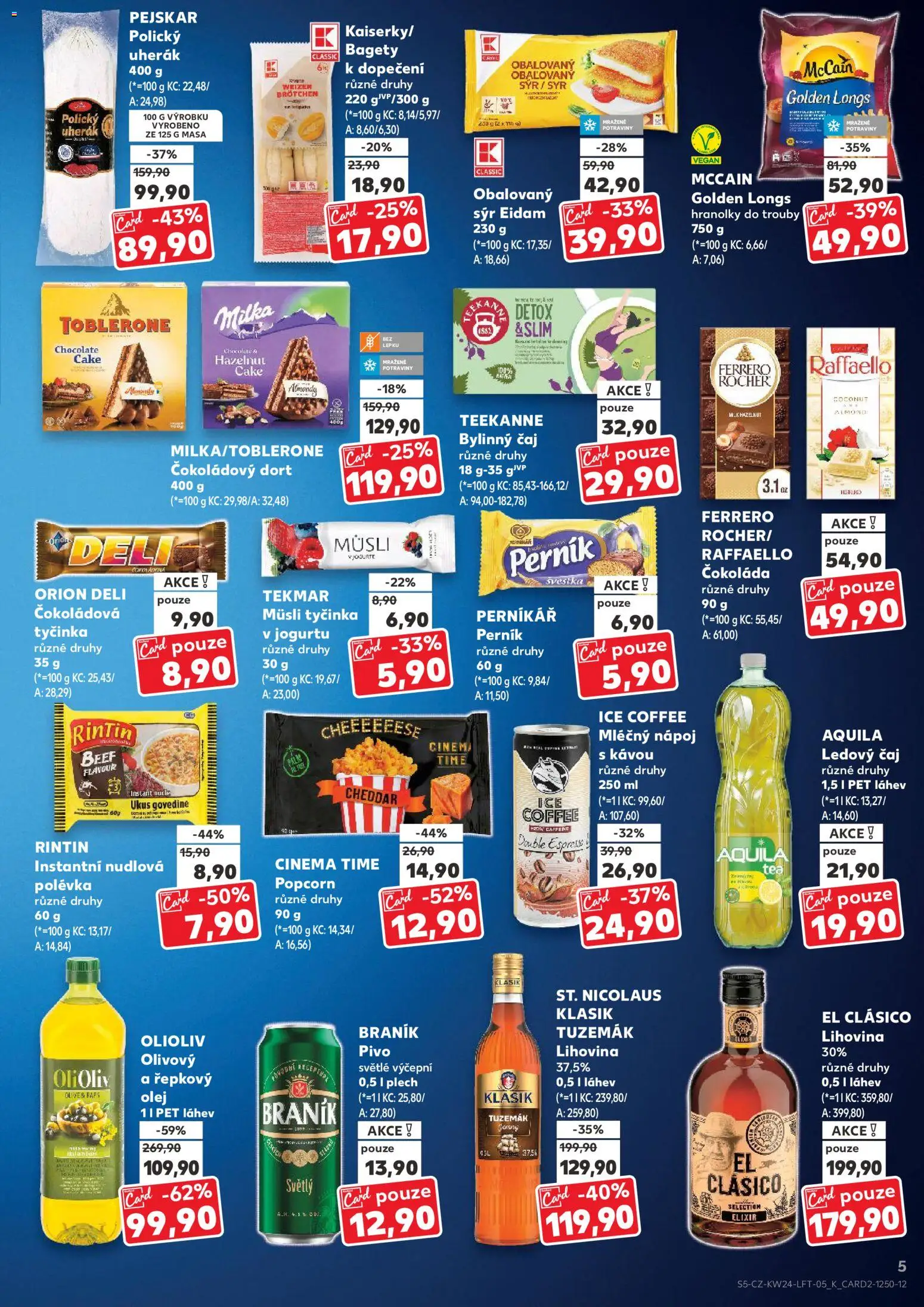 Kaufland leták - Liberec od 10.06.2026 | Strana: 5 | Produkty: Sýr, Řepkový olej, Braník, Hranolky do trouby